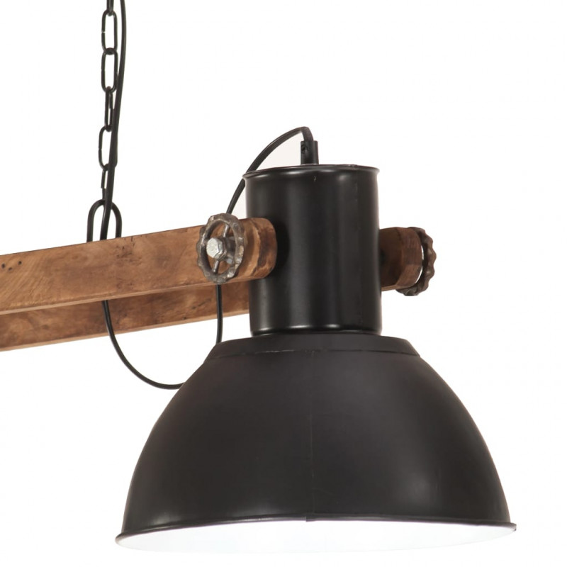 Industrialna lampa wisząca, 25 W, czarna, 109 cm, E27