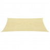 Żagiel przeciwsłoneczny, 160 g/m², beżowy, 3x4,5 m, HDPE