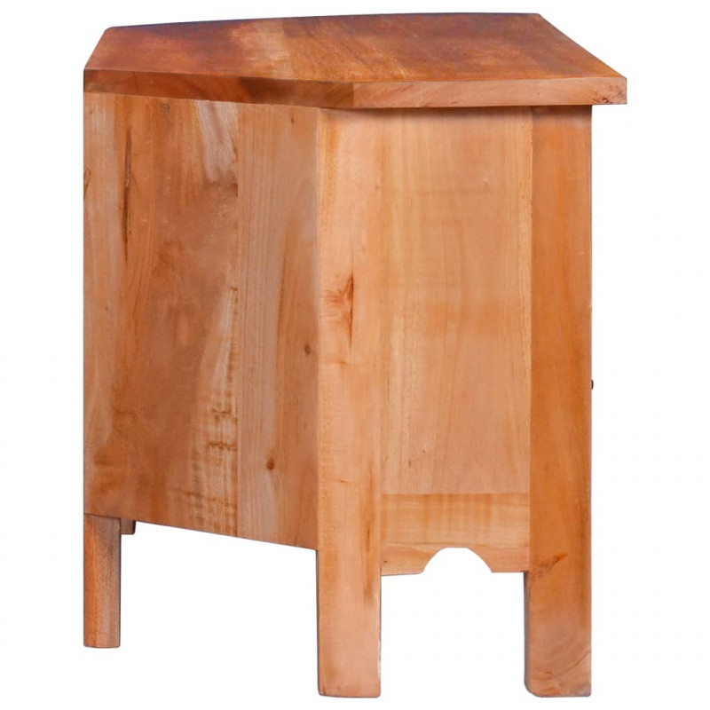 Szafka pod TV, 100x40x45 cm, lite drewno mahoniowe