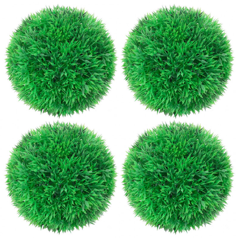 Kule sztucznego bukszpanu, 4 szt., 12 cm