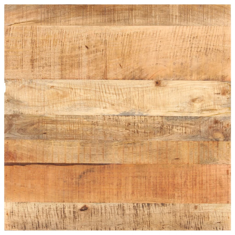 Stolik bistro, kwadratowy, 80x80x75 cm, surowe drewno mango