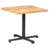 Stolik bistro, kwadratowy, 80x80x75 cm, surowe drewno mango