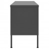 Szafka pod telewizor, antracytowa, 105x35x50 cm, stalowa