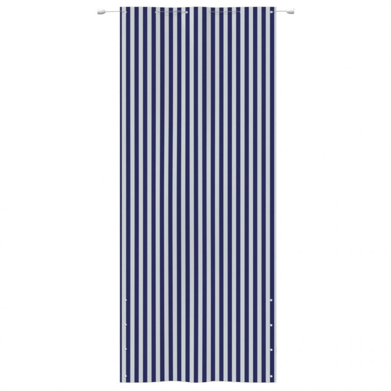 Parawan balkonowy, żółto-biały,120x240 cm, tkanina Oxford