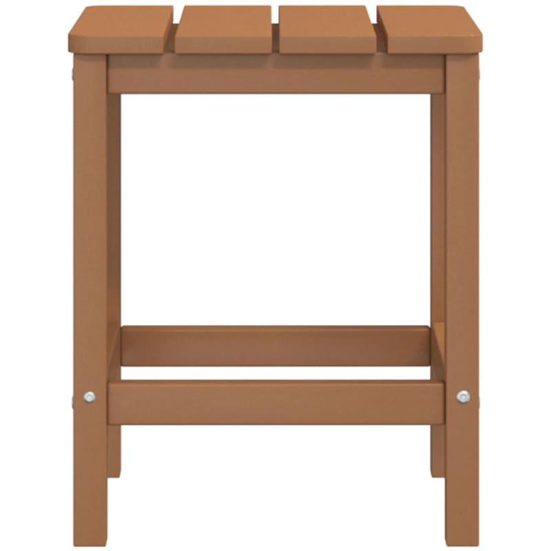 Stolik ogrodowy Adirondack, brązowy, 38x38x46 cm, HDPE