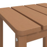 Stolik ogrodowy Adirondack, brązowy, 38x38x46 cm, HDPE