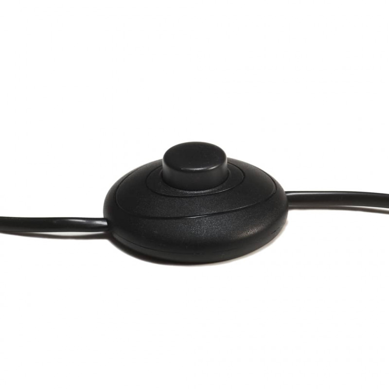 Lampa podłogowa na trójnogu, brązowo-szara, tek, 141 cm