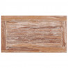 Stolik kawowy Batavia, 90x50x45 cm, bielone, lite drewno tekowe