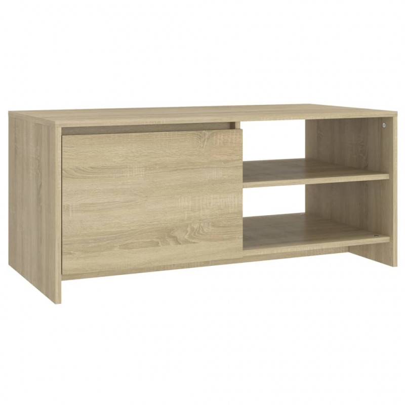 Stolik kawowy, dąb sonoma 102x50x45 cm, materiał drewnopochodny