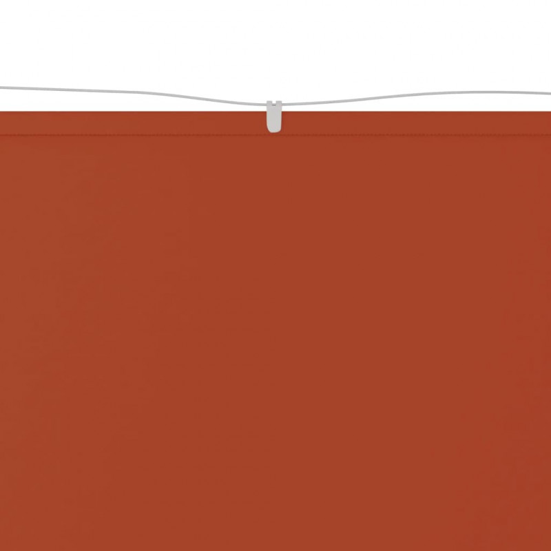 Markiza pionowa, terakota, 180x600 cm, tkanina Oxford