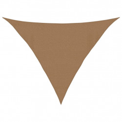 Żagiel przeciwsłoneczny, 160 g/m², taupe, 4x4x5,8 m, HDPE