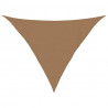 Żagiel przeciwsłoneczny, 160 g/m², taupe, 4x4x5,8 m, HDPE