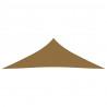 Żagiel przeciwsłoneczny, 160 g/m², taupe, 4x4x5,8 m, HDPE