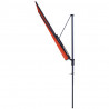 Madison Parasol balkonowy Sun Wave, 270 x 150 cm, ceglany