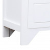 Szafka pod TV, biała,108x30x40 cm, drewno paulownia