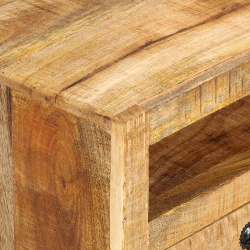 Szafka pod telewizor, 110x30x40 cm, lite drewno mango