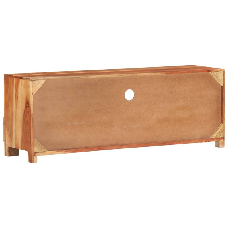 Szafka pod telewizor, 110x30x40 cm, lite drewno akacjowe