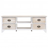 Szafka pod TV, 108x30x40 cm, drewno paulownia