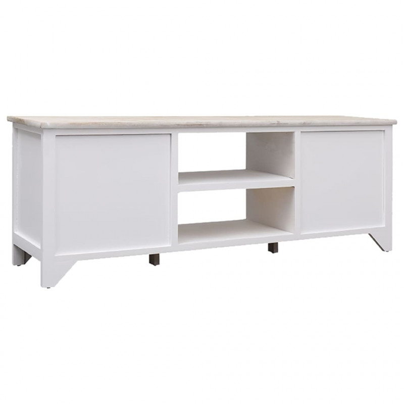 Szafka pod TV, 108x30x40 cm, drewno paulownia