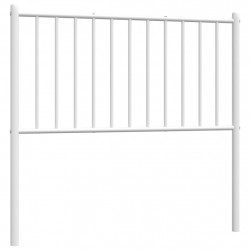 Metalowe wezgłowie, białe, 90 cm