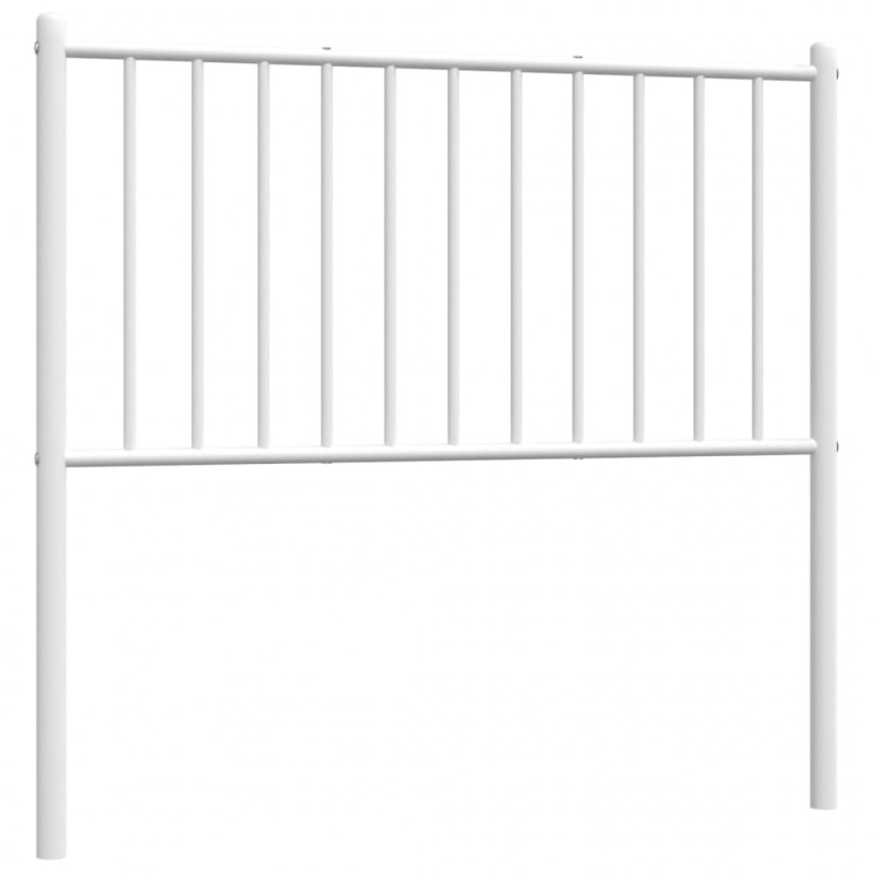Metalowe wezgłowie, białe, 90 cm