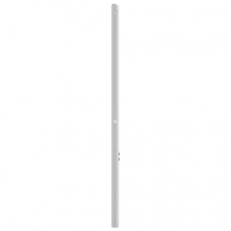 Metalowe wezgłowie, białe, 90 cm