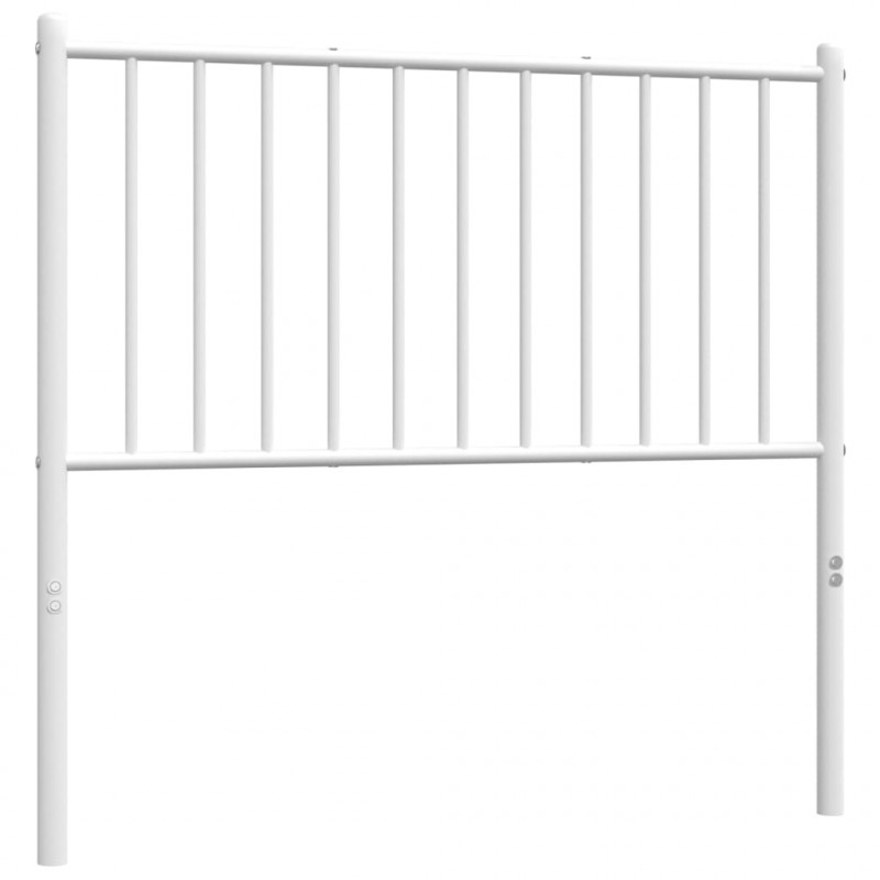 Metalowe wezgłowie, białe, 90 cm