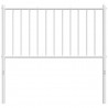 Metalowe wezgłowie, białe, 90 cm