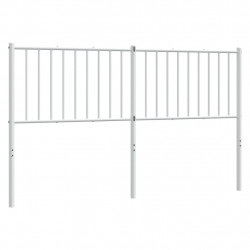 Metalowe wezgłowie, białe, 150 cm