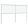 Metalowe wezgłowie, białe, 150 cm
