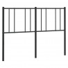 Metalowe wezgłowie, czarne, 160 cm
