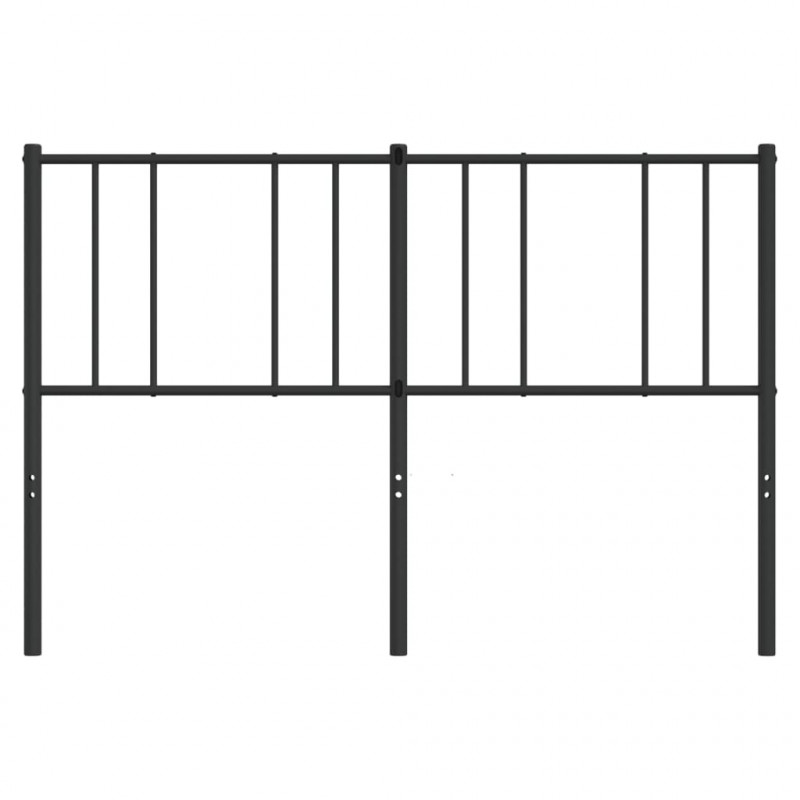Metalowe wezgłowie, czarne, 160 cm