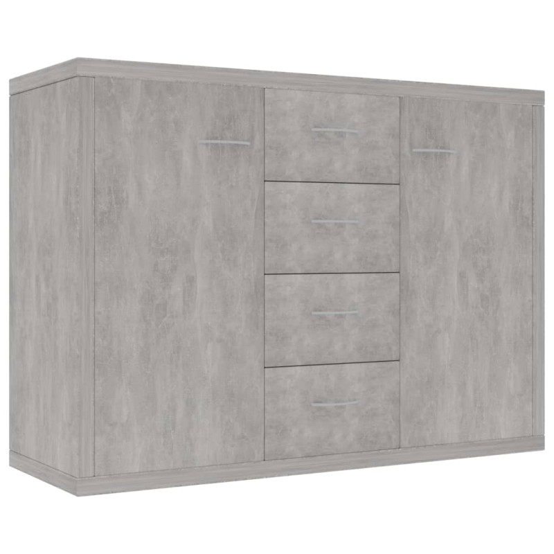 Szafka, betonowa szarość, 88x30x65 cm, materiał drewnopochodny