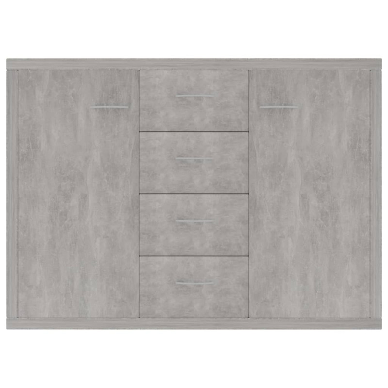 Szafka, betonowa szarość, 88x30x65 cm, materiał drewnopochodny