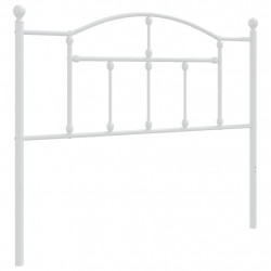 Metalowe wezgłowie, białe, 107 cm