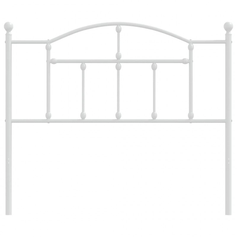 Metalowe wezgłowie, białe, 107 cm