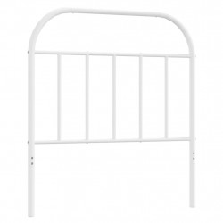 Metalowe wezgłowie, białe, 90 cm
