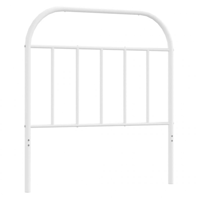 Metalowe wezgłowie, białe, 90 cm