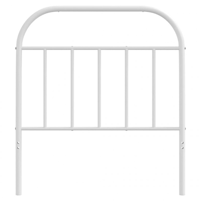 Metalowe wezgłowie, białe, 90 cm