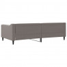 Sofa z funkcją spania, kolor taupe, 100x200 cm, obita tkaniną