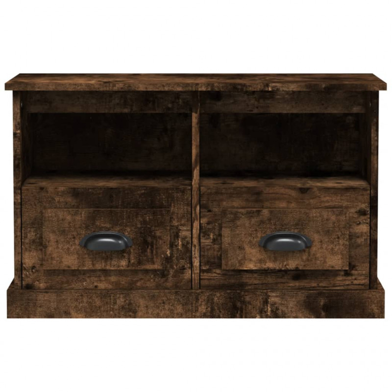 Szafka pod TV, przydymiony dąb, 80x35x50 cm