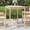 Stolik ogrodowy, 121x82,5x110 cm, lite drewno sosnowe