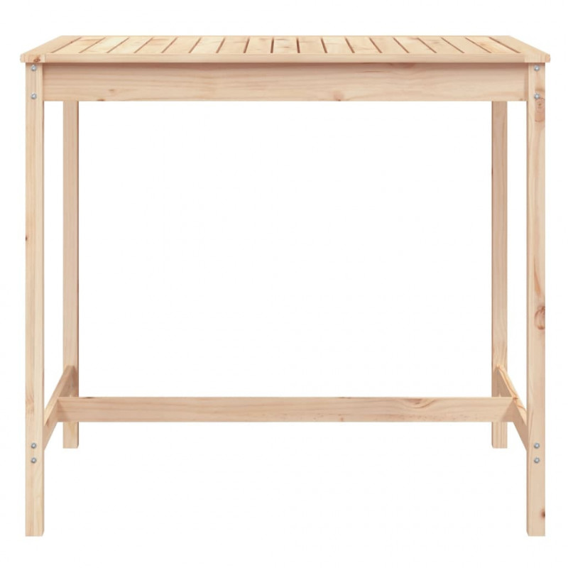 Stolik ogrodowy, 121x82,5x110 cm, lite drewno sosnowe