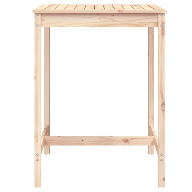 Stolik ogrodowy, 82,5x82,5x110 cm, lite drewno sosnowe
