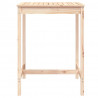 Stolik ogrodowy, 82,5x82,5x110 cm, lite drewno sosnowe