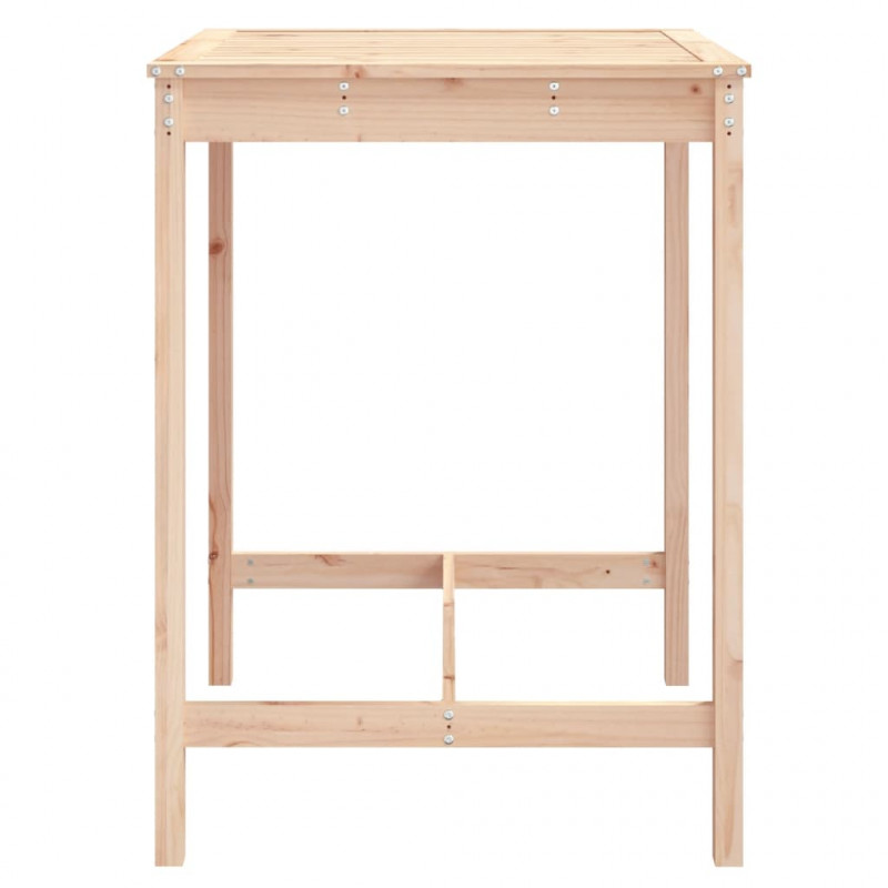 Stolik ogrodowy, 82,5x82,5x110 cm, lite drewno sosnowe
