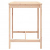 Stolik ogrodowy, 82,5x82,5x110 cm, lite drewno sosnowe