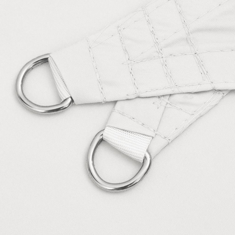 Kwadratowy żagiel ogrodowy, tkanina Oxford, 4x4 m, biały