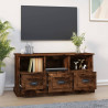 Szafka pod TV, przydymiony dąb, 100x35x50 cm