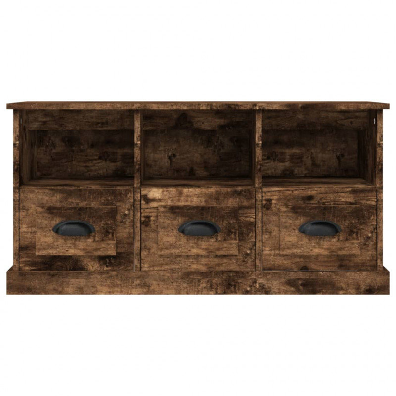 Szafka pod TV, przydymiony dąb, 100x35x50 cm